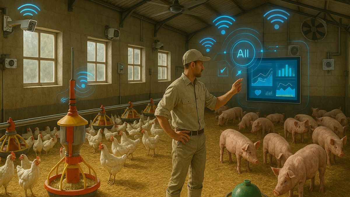 Conectividade no campo impulsiona nova era da avicultura e suinocultura